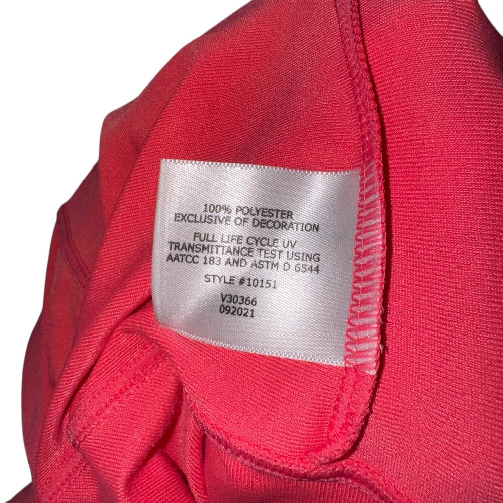 Coolibar Diamond Cove Swim Jacket Pink/Melon/Coral Color Sz L NWOT - Picture 6 of 8